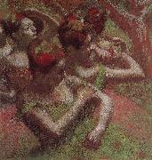 Edgar Degas Dancer triming dress France oil painting artist